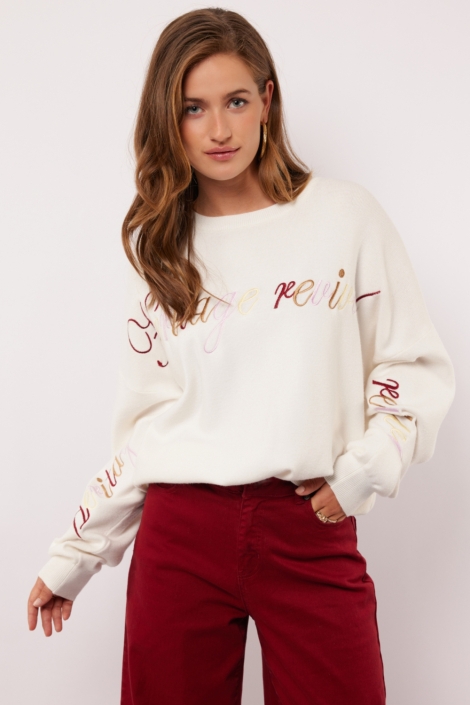 Fluresk 25nvf01 versline knit sweater